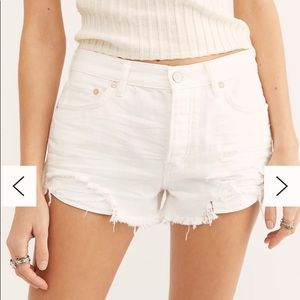 Free People Cut Off Denim Shorts